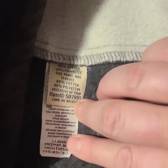 L.L. Bean Women's Charcoal Turtleneck Sweater - Picture 4 of 5